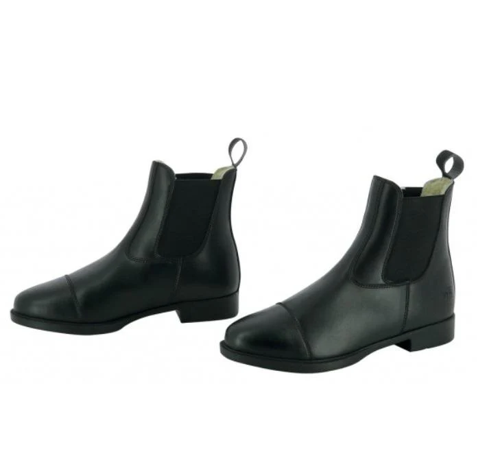 RIDING WORLD Stivaletti Riding World First Synthetic Lined BLACK salvaschiena per sella inglese - immagine 3